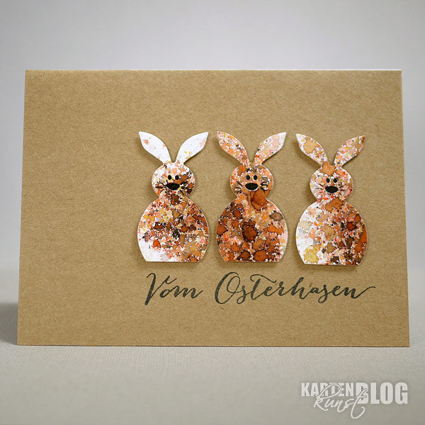 Karten-Kunst Stanzschablone kk-D086 - Easter Bunny / Osterhase