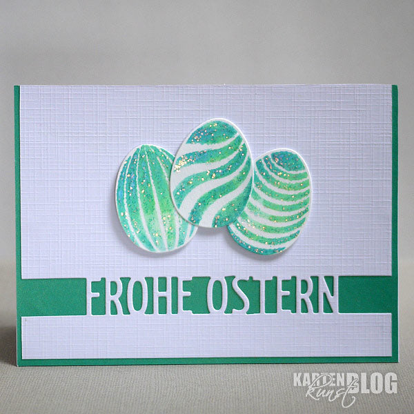 Karten-Kunst Stanzschablone kk-D085 - Easter Eggs Ostereier