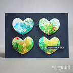 Karten-Kunst Stanzschablone kk-D081 - Round Hearts