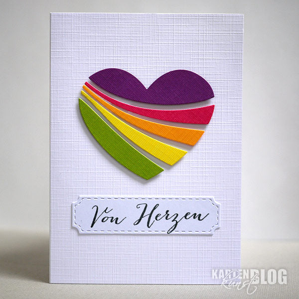 Karten-Kunst Clear Stamps KK-0027 - Große Worte: Überraschung, Von Herzen,  Nur für dich, Gutschein