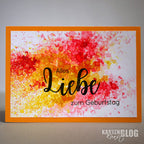 Karten-Kunst Clear Stamps KK-0127 - Riesige Wünsche Alles Liebe