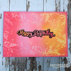 Karten-Kunst Stanzschablone kk-D092 - Nyala Script Happy Birthday