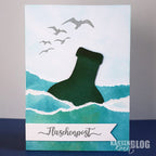 Karten-Kunst Clear Stamps KK-0136 - Kalligraphie am Meer - Sprüche-Stempel maritim