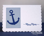 Karten-Kunst Stanzschablone kk-D087 - Anchors / Anker