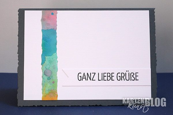 Karten-Kunst Clear Stamps KK-0133 - Karomusterstreifen