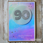 Karten-Kunst Stanzschablone kk-D090 - Lucky Numbers