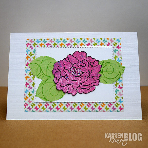 Karten-Kunst Clear Stamps KK-0123 - Pfingstrose