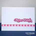 Karten-Kunst Stanzschablone kk-D093 - Nyala Script Kleines Wunder