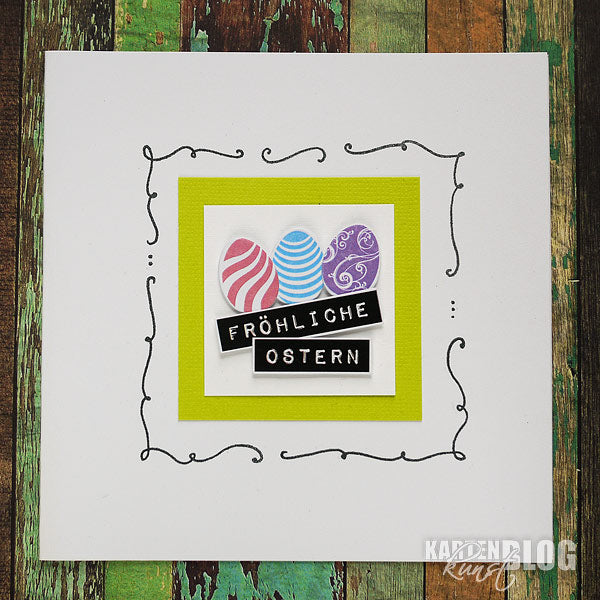 Karten-Kunst Clear Stamps KK-0147 - Kalligraphie zu Ostern