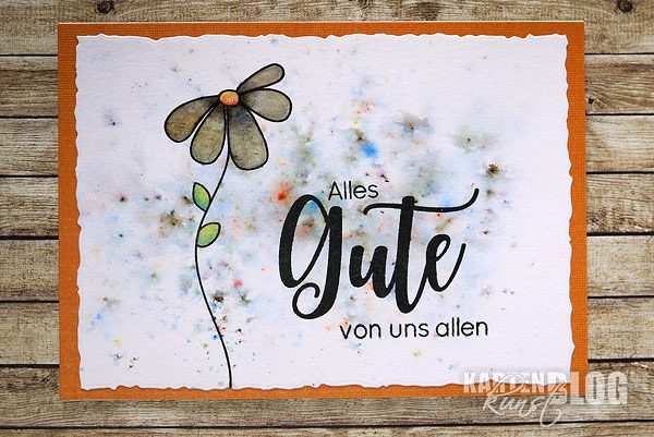 Karten-Kunst Clear Stamps KK-0137 - Riesige Wünsche Alles Gute