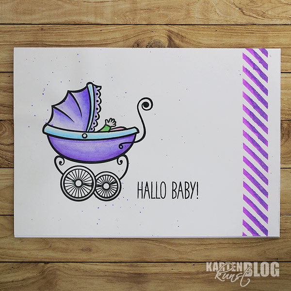 Karten-Kunst Clear Stamps KK-0138 - Schön, dass Du da bist