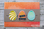 Karten-Kunst Stanzschablone kk-D085 - Easter Eggs Ostereier