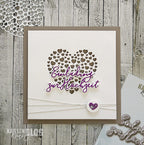 Karten-Kunst Stanzschablone kk-D105 - Elegant Script Einladung zur Hochzeit
