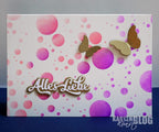 Karten-Kunst Stanzschablone kk-D077 - Nyala Script Alles Liebe