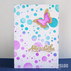 Karten-Kunst Stanzschablone kk-D077 - Nyala Script Alles Liebe