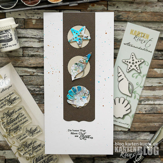 Karten-Kunst Clear Stamps KK-0156 - Weise Worte am Meer