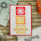 Karten-Kunst Stanzschablone kk-D079 - Nyala Script Zum Geburtstag