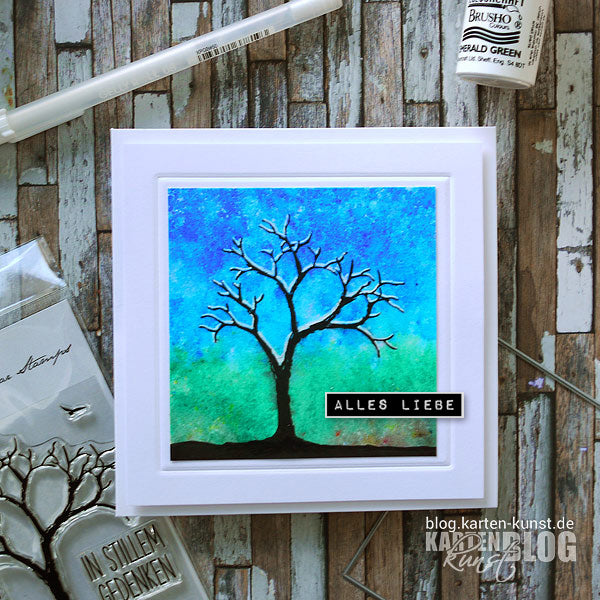 Karten-Kunst Clear Stamps KK-0125 - Trauerbaum