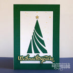 Karten-Kunst Stanzschablone kk-D129 - Wavy Tree