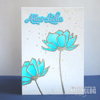 Karten-Kunst Stanzschablone kk-D077 - Nyala Script Alles Liebe