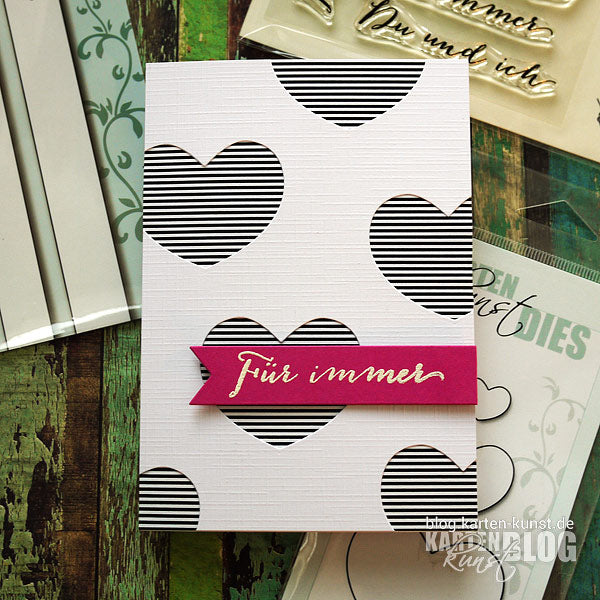 Dini Design 6x6 Papierset Sterne-Streifen (20 Blatt)