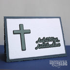 Karten-Kunst Stanzschablone kk-D083 - Kreuze / Crosses