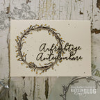 Karten-Kunst Stanzschablone kk-D116 - Elegant Script Aufrichtige Anteilnahme