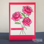 Karten-Kunst Clear Stamps KK-0167 - Scribble Roses