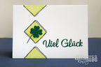 Karten-Kunst Stanzschablone kk-D123 - Mini Lucky / Kleeblätter