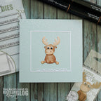 Karten-Kunst Stanzschablone kk-D124 - Mini Reindeer
