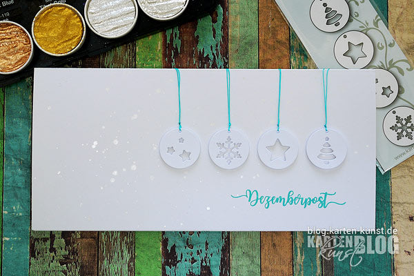 Karten-Kunst Clear Stamps KK-0115 - Kalligraphie im Dezember