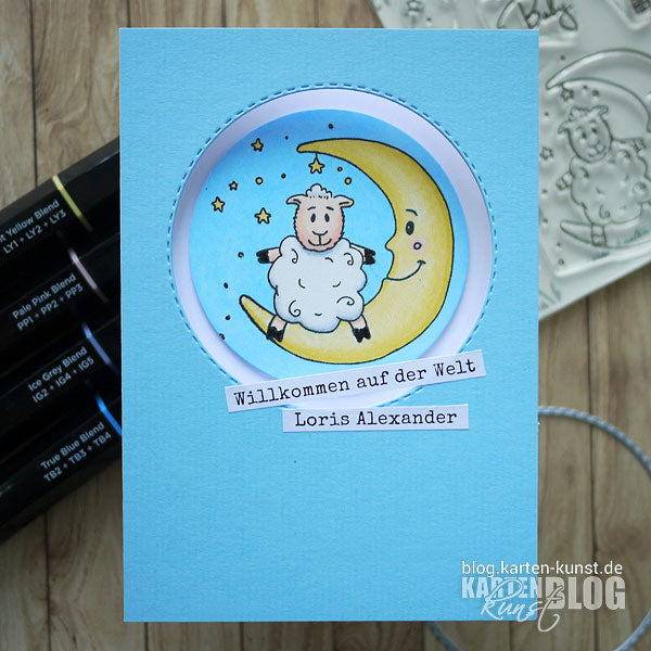 Karten-Kunst Clear Stamps KK-0073 - Viecher im Mond
