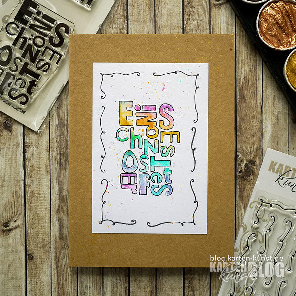 Karten-Kunst Clear Stamps KK-0084 - Doodles