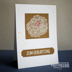 Karten-Kunst Clear Stamps KK-0123 - Pfingstrose