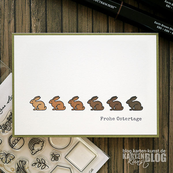 Karten-Kunst Clear Stamps KK-0187 - Mini Frames Spring