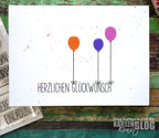 Karten-Kunst Clear Stamps KK-0099 - Luftballon-Grüße
