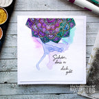 Karten-Kunst Clear Stamps KK-0158 - Mandala Schön dass es dich gibt