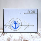 Karten-Kunst Stanzschablone kk-D087 - Anchors / Anker
