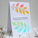 Karten-Kunst Stanzschablone Blätter-Zweige - kk-D152 Ash Leaf