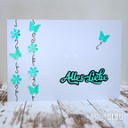 Karten-Kunst Stanzschablone kk-D156 - Micro Butterfly / Mini Schmetterling