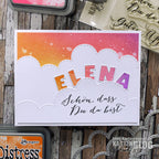 Karten-Kunst Clear Stamps KK-0034 - Große Worte „Willkommen“