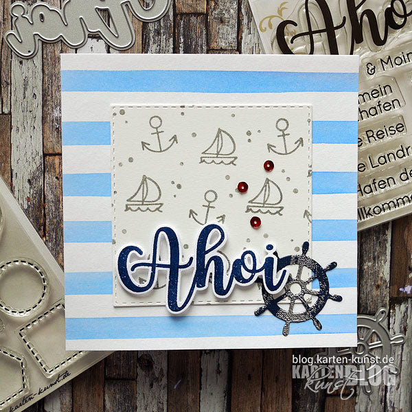 Karten-Kunst Clear Stamps KK-0195 - Riesige Wünsche Ahoi