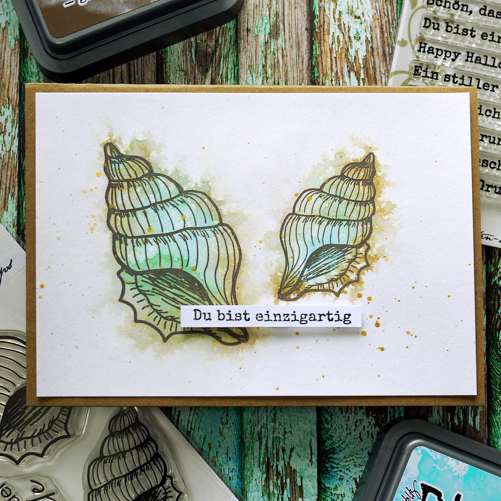 Karten-Kunst Clear Stamps KK-0193 - Meeres-Schnecken