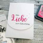 Karten-Kunst Clear Stamps KK-0127 - Riesige Wünsche Alles Liebe