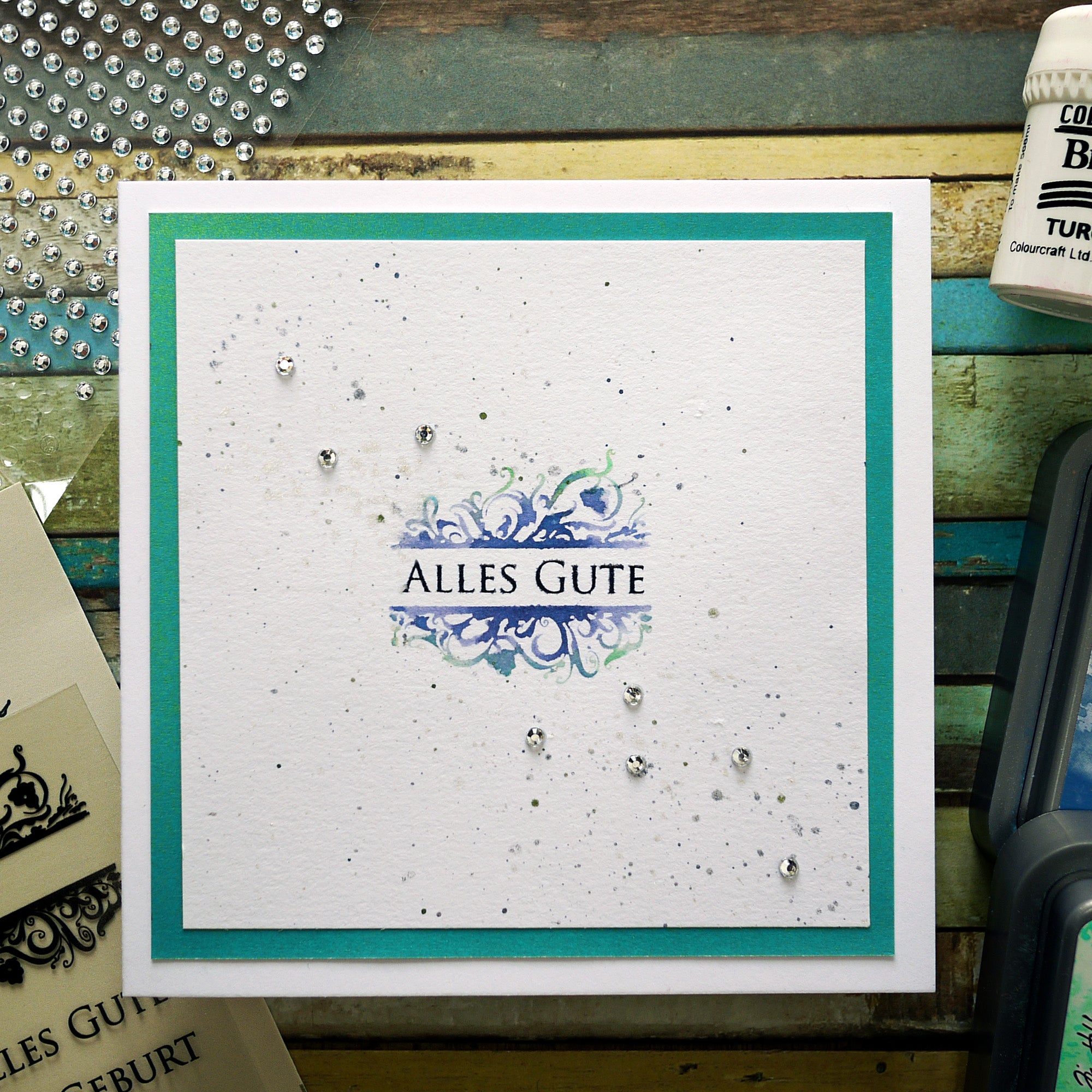 Karten-Kunst Clear Stamps KK-0067 - Eingerahmte Worte