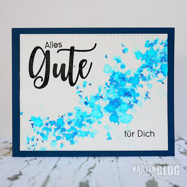Karten-Kunst Clear Stamps KK-0137 - Riesige Wünsche Alles Gute