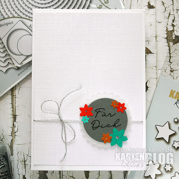 Karten-Kunst Clear Stamps Groß KK-0182 - Set - Tag-Sprüche