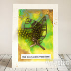 Karten-Kunst Clear Stamps KK-0151 - Scribble Leaves / Moderne Blätter