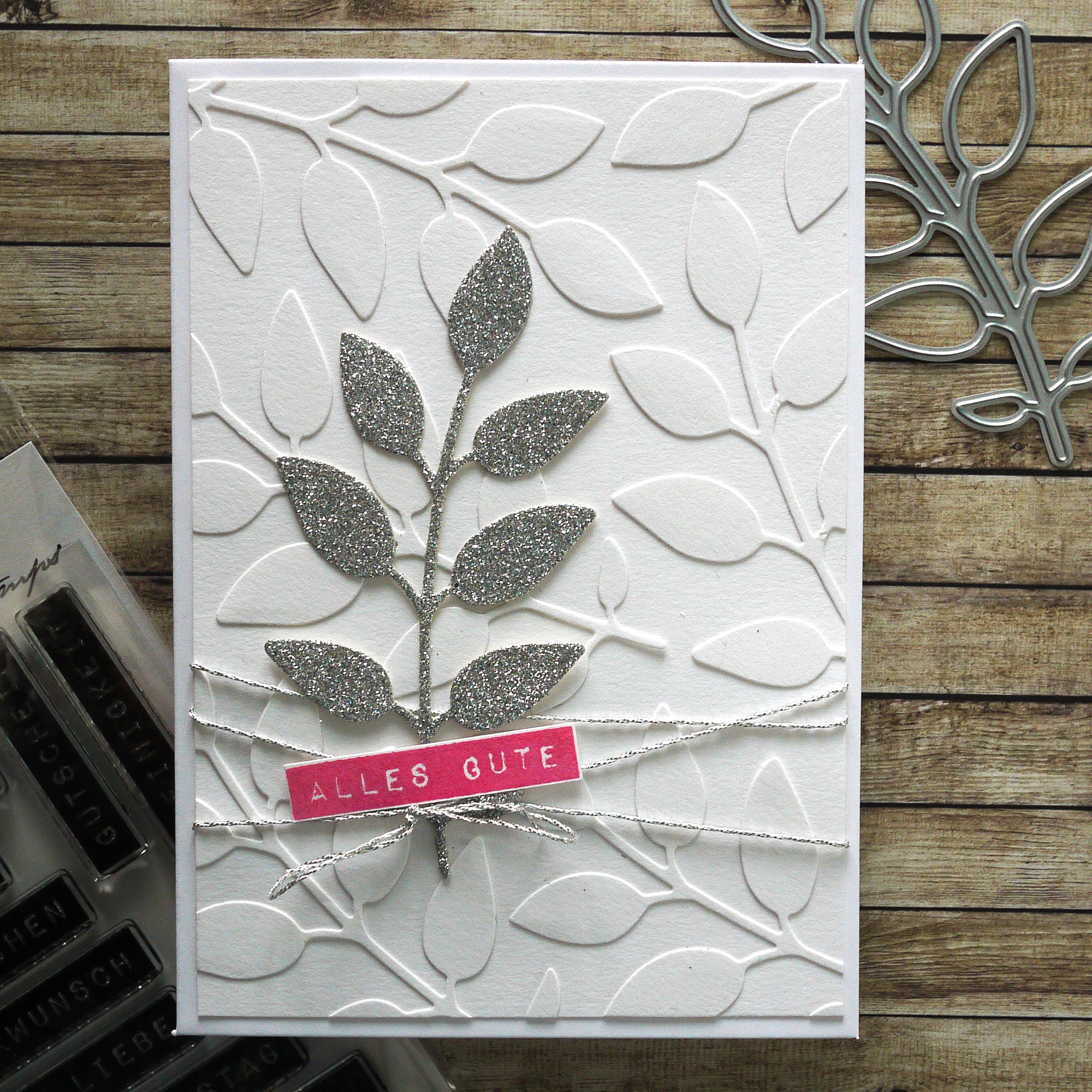 Karten-Kunst Stanzschablone kk-D152 - Eschen-Blätter / Ash Leaf