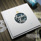 Karten-Kunst Stanzschablone kk-D158 - Mojito Cutout Frohes Fest